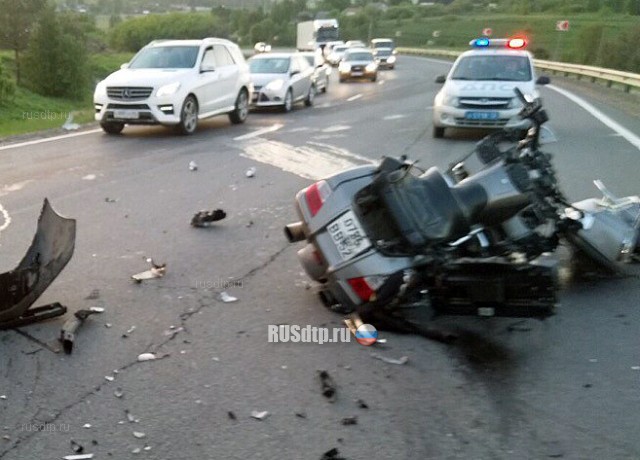 Мотоциклист едва не погиб под Нижним Новгородом. ВИДЕО