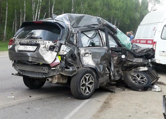 В Нижегородской области в ДТП погиб водитель Subaru
