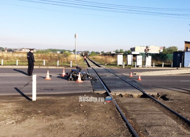 В Иркутске в ДТП с поездом погиб мотоциклист