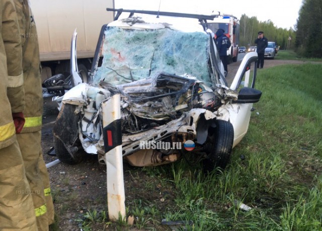 Уснувший водитель грузовика совершил смертельное ДТП в Удмуртии