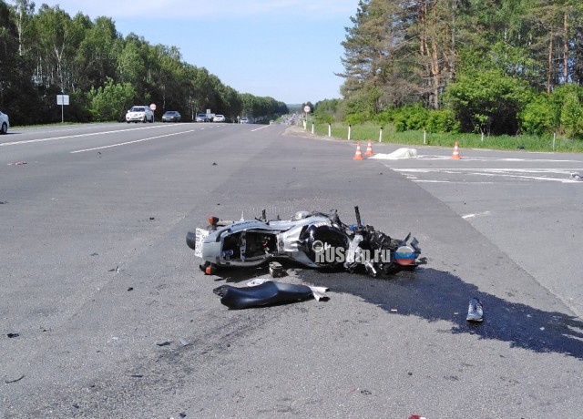 Мотоциклист погиб в ДТП под Нижним Новгородом