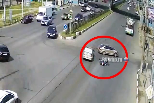 ДТП с мотоциклистом произошло на Московском шоссе в Рязани