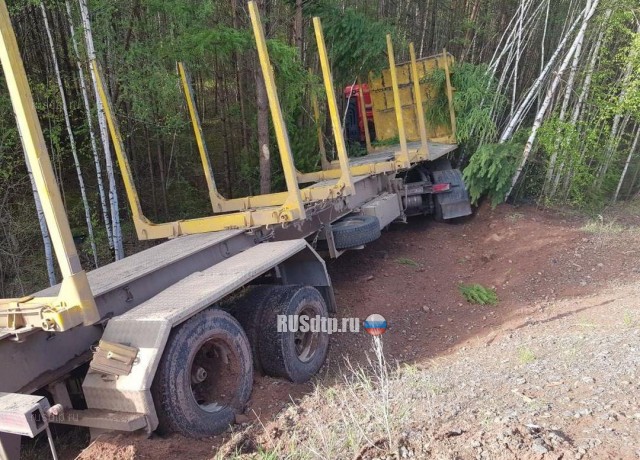 Мужчина и женщина погибли под встречным лесовозом в Иркутской области