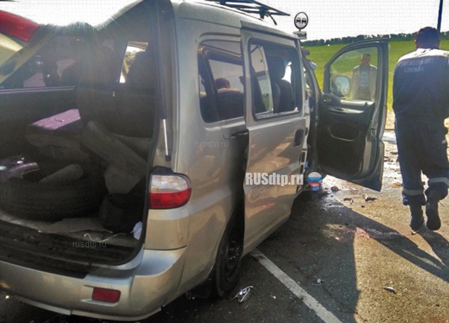 В Пензенской области в ДТП с микроавтобусом погиб 1 человек и 9 пострадали