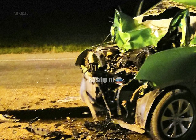 На Кубани автоледи на KIA лоб в лоб столкнулась с мотоциклом