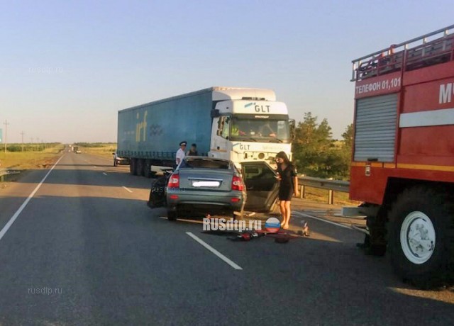 Водитель «Лады Приоры» погиб в ДТП на трассе «Сызрань-Саратов-Волгоград»