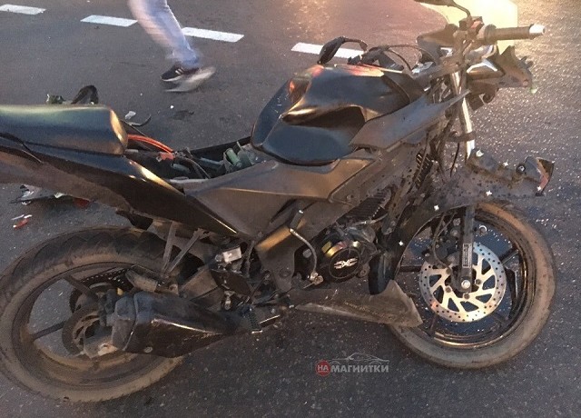 В Магнитогорске в ДТП пострадал мотоциклист