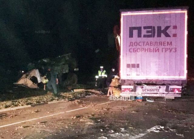 В Орловской области в ДТП с участием фуры и комбайна погибли оба водителя