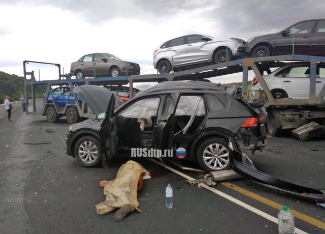 В массовом замесе на трассе М-5 в Пензенской области погибли два человека
