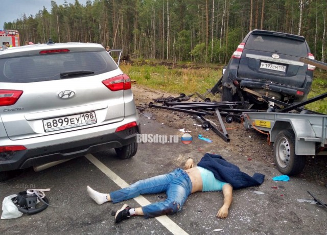 Двое погибли в ДТП на трассе «Кола» под Петербургом