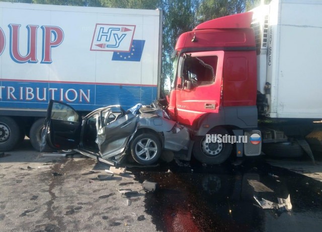Женщина погибла в массовом ДТП на трассе М-5 в Рязанской области