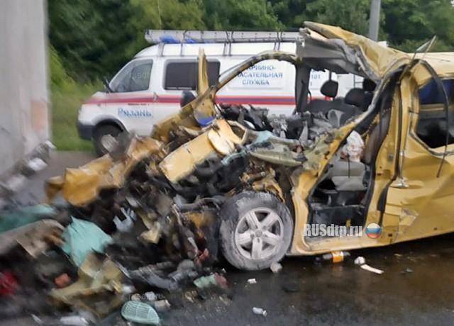 В Рязани в ДТП с участием микроавтобуса и грузовика погиб ребенок