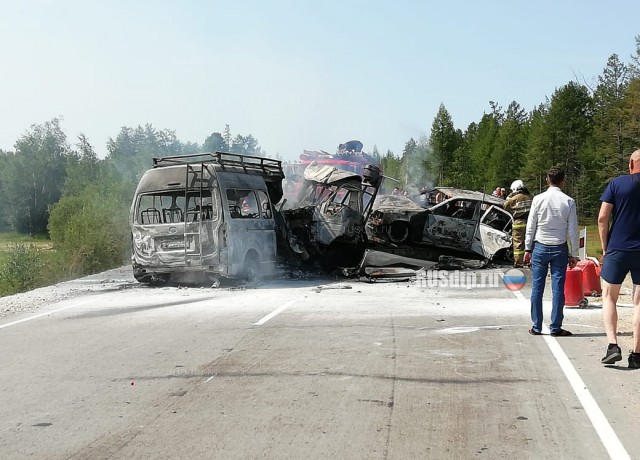 В Якутии в ДТП с участием микроавтобуса и грузовика погибли 3 человека