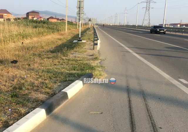 В Дагестане отбойник проткнул «Ладу Гранту» с людьми