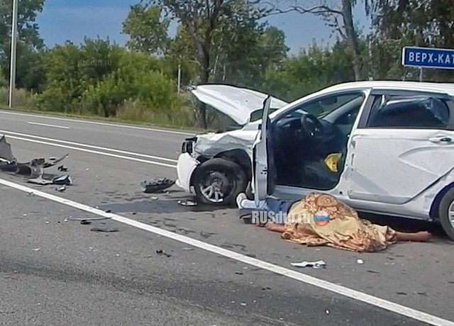На Чуйском тракте в ДТП погиб водитель «Весты»