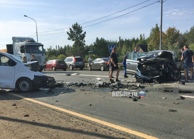 Смертельное ДТП произошло на трассе М-10 «Россия» в Тосненском районе