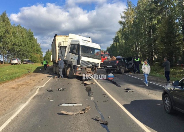 В Кировской области в ДТП погиб водитель пикапа