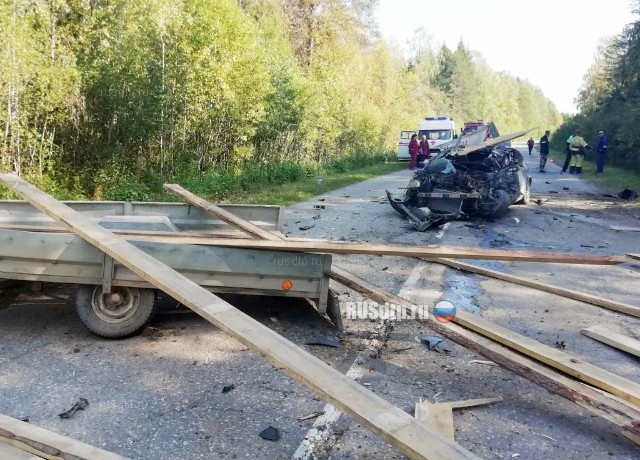 В Вологодской области оторвавшийся прицеп убил водителя «Мегана»