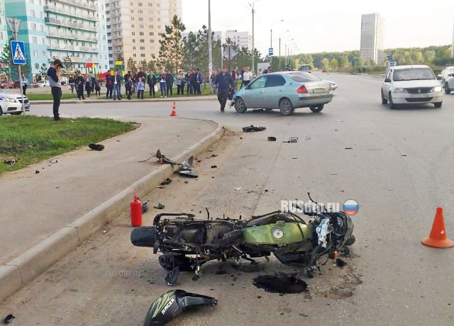 15-летние подростки разбились на мотоцикле в Новосибирске