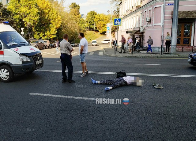 Во Владимире мотоциклист насмерть сбил женщину и скрылся. ВИДЕО
