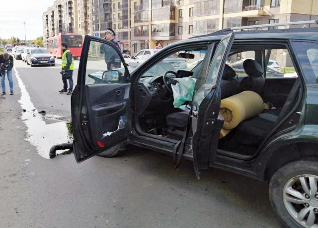 В Казани водитель насмерть сбил пешехода и умер