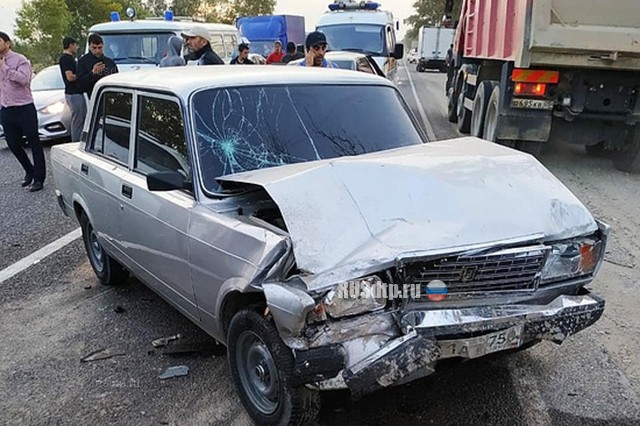 Семья попала в смертельное ДТП в Дагестане