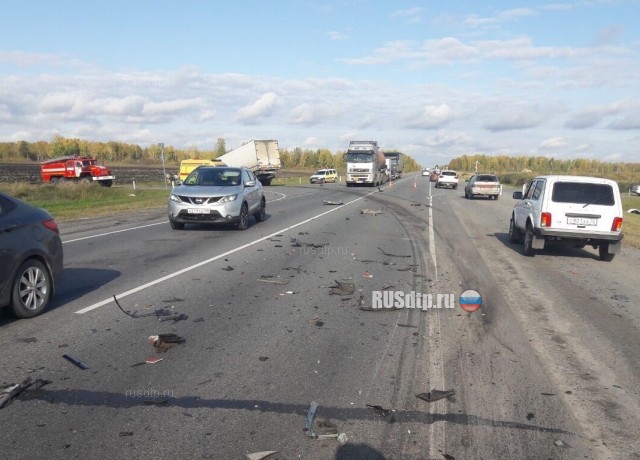 Водитель «Мазды» погиб в ДТП на трассе Тюмень — Омск