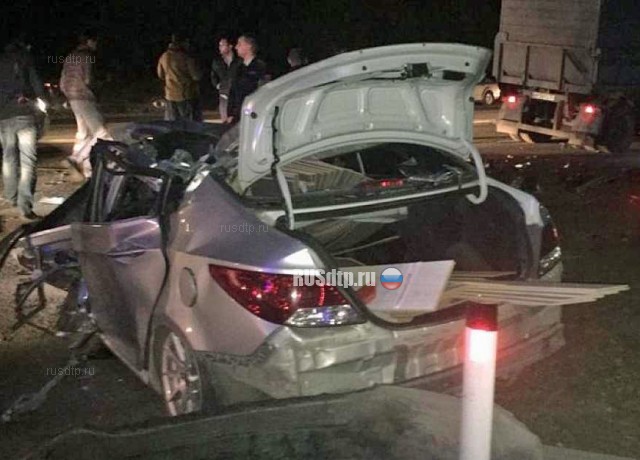 28-летний водитель «Соляриса» погиб в ДТП на трассе «Кавказ» в Успенском районе