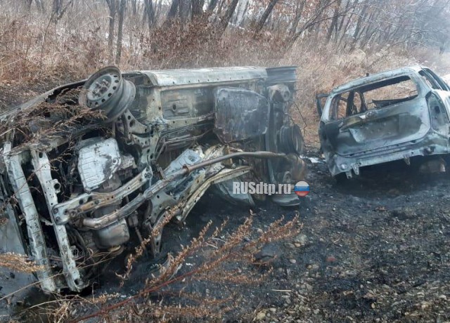 Семья сгорела в машине в результате ДТП на трассе «Чита – Хабаровск»