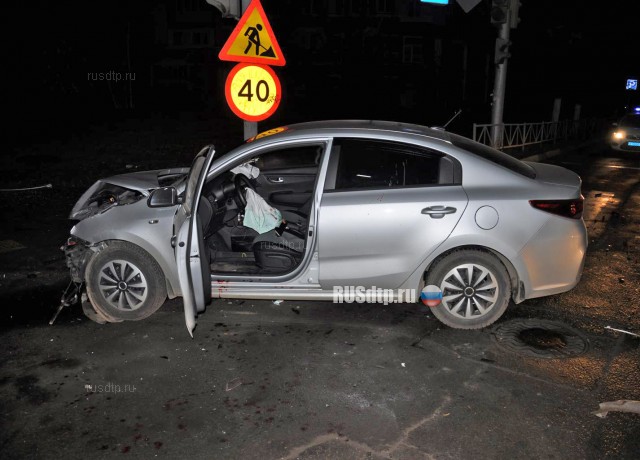 В Рязани в ночном ДТП погиб водитель автомобиля «Daewoo Nexia»