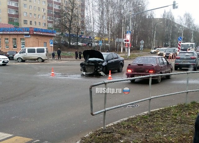 В Егорьевске автомобиль сбил женщину с ребенком. ВИДЕО