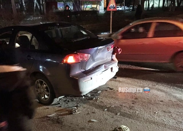 Пьяный водитель устроил погром в Новомосковске. ВИДЕО