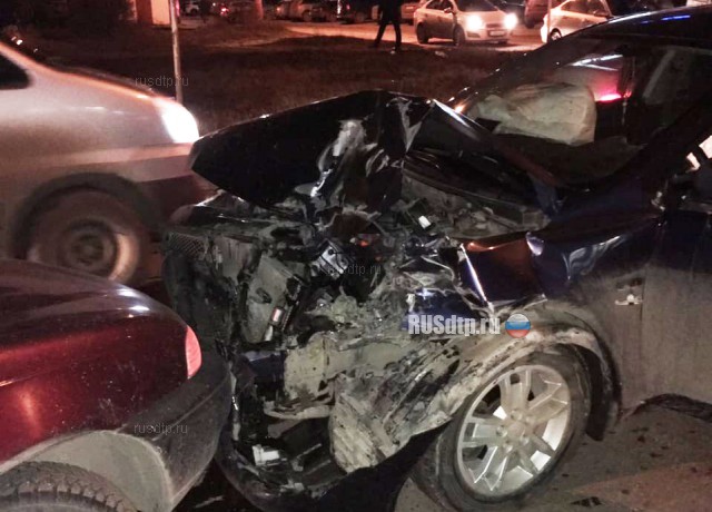 Пьяный водитель устроил погром в Новомосковске. ВИДЕО
