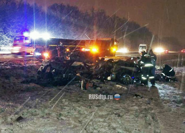 Водитель «Вольво» погиб в ДТП под Белгородом