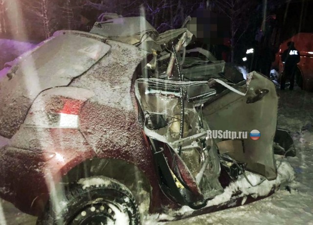 Водитель «Тойоты» погиб в ДТП с автобусом под Томском
