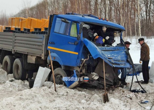 Водитель фургона погиб в ДТП на трассе «Аниш» в Чувашии