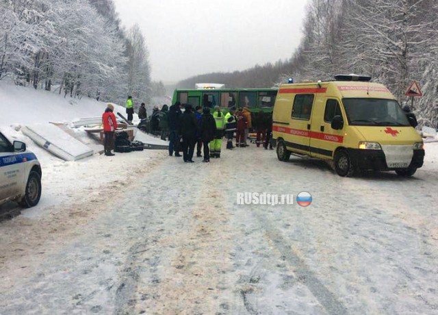 В Пермском крае в ДТП с автобусом пострадали 15 человек