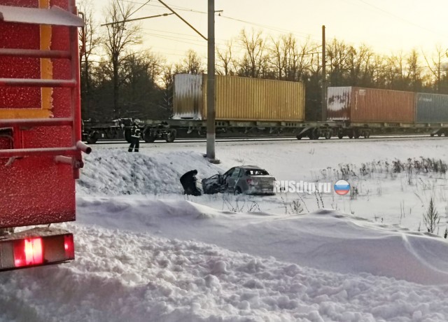 В Чувашии в ДТП с поездом погиб водитель «Гранты»