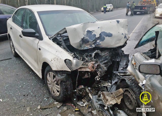 Водитель «Тойоты» погиб в ДТП в Лужском районе