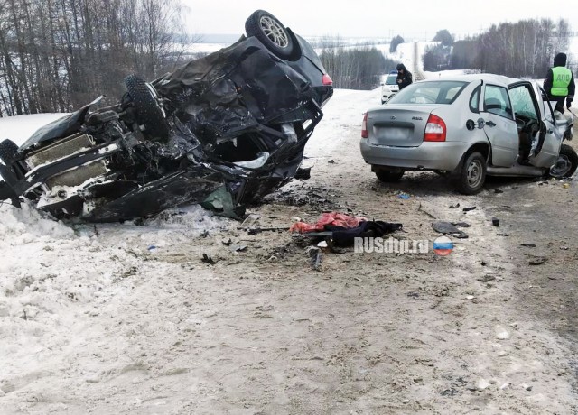 57-летняя женщина-водитель «Калины» погибла в ДТП в Башкирии