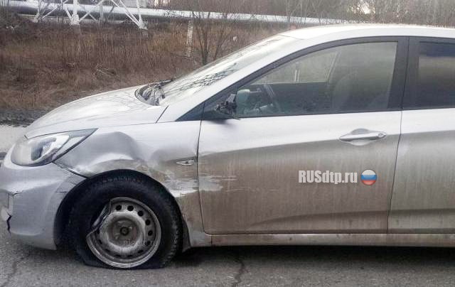 ВАЗ разорвало на части в результате ДТП в Белгороде. ВИДЕО