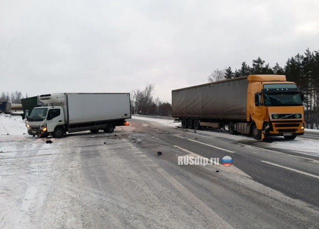 Массовое ДТП с участием грузовиков произошло на трассе М-7