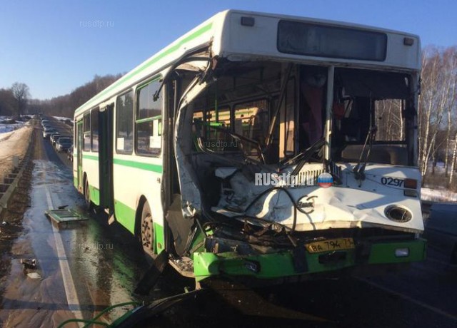 Семеро пострадали в ДТП с участием автобуса под Тулой