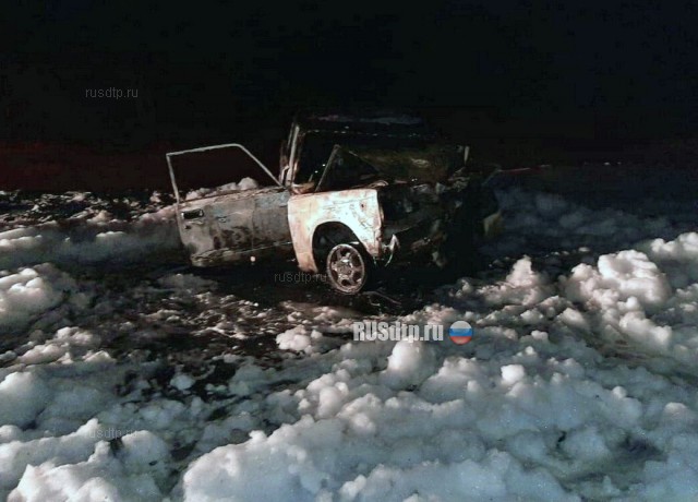 Водитель сгорел в машине на трассе Екатеринбург — Курган