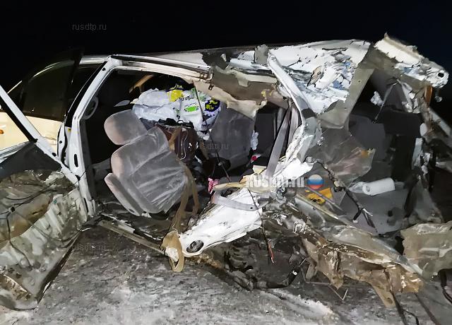 «Тойоту» разорвало на части в ДТП на трассе «Иртыш»