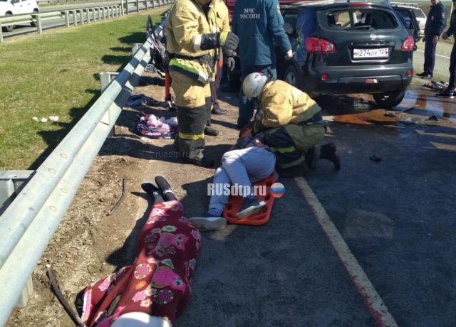 Женщина погибла в ДТП на трассе «Таврида» в Крыму