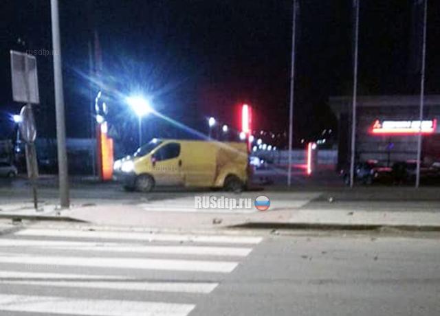 Скорая «запрыгнула» на легковушку на Немировском шоссе