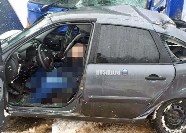 Водитель «Лады» погиб в ДТП в Башкирии