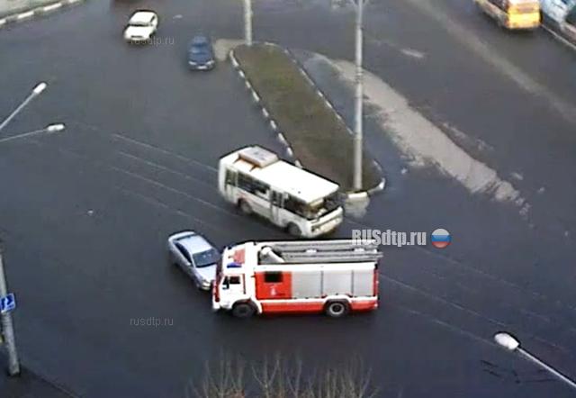 ДТП с пожарной машиной в Новокузнецке