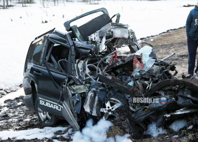 Водитель «Субару» погиб в ДТП с лесовозом на трассе М-8